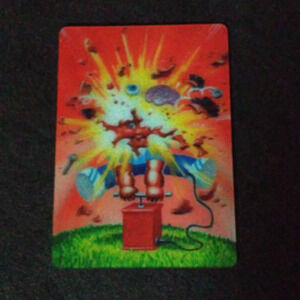 2013 TOPPS GARBAGE PAIL KIDS 3D TRADING CARD #4 OF 10